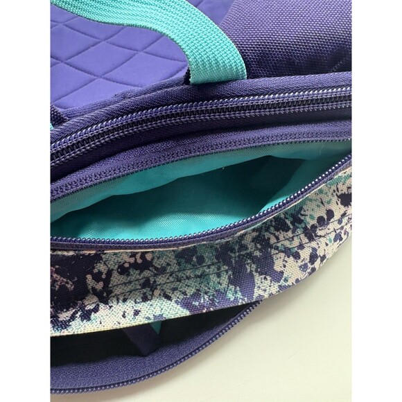 Trans By JanSport Backpack Laptop Sleeve Paint Spatter 5 Zip Compartments - Picture 9 of 13